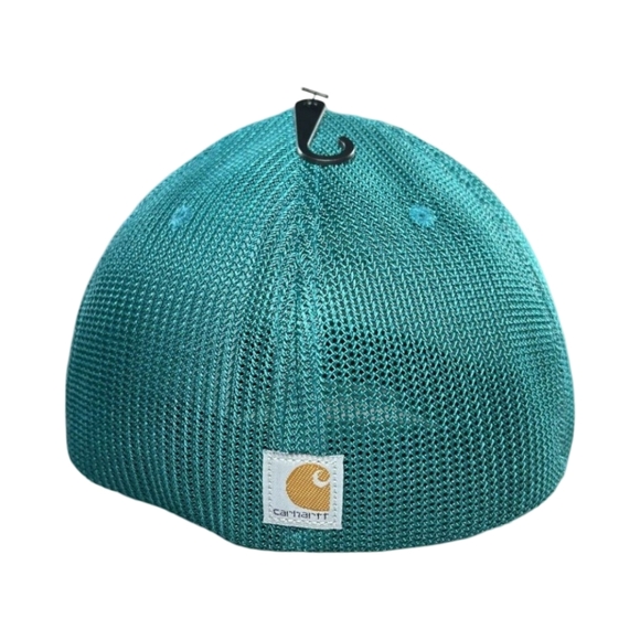 Carhartt Men's Moisture Wicking Canvas Mesh Back Logo Cap Hat OSFA - Picture 5 of 9